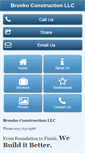 Mobile Screenshot of bronkoconstruction.com
